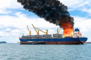 Large general cargo ship for logistic import export goods and ot